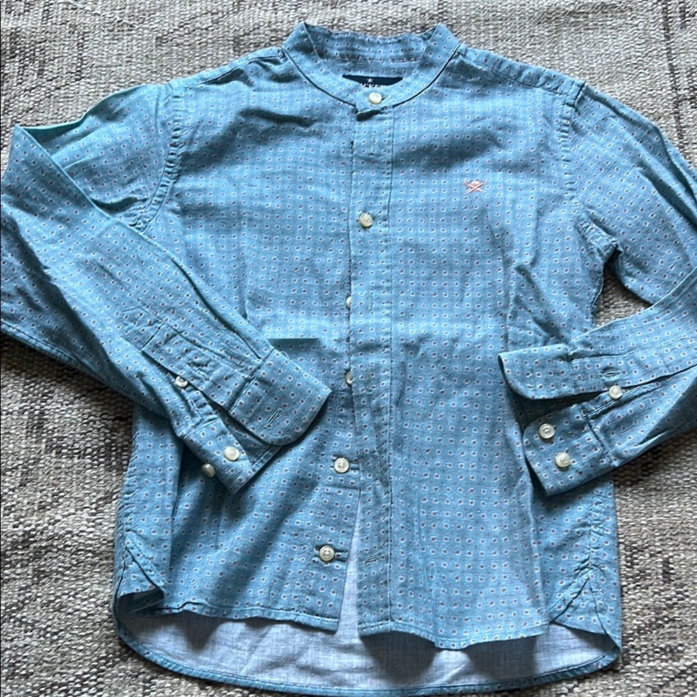 Blue Button-Up Shirt